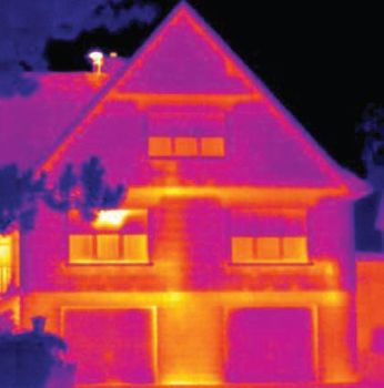 Termogram budynku